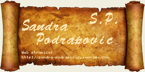 Sandra Podrapović vizit kartica